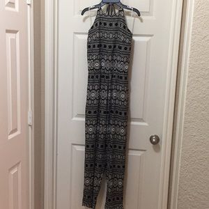 Halter neck one piece jumpsuit